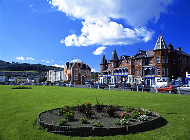 Bray Esplanade and hotel, Bray, Co. Dublin, Eire (Republic of Ireland), Europe