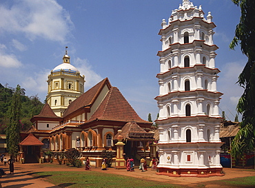 Shantadurga Temple, Quela, Ponda, Goa, India