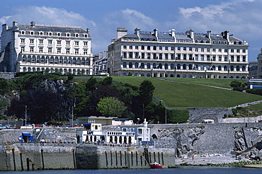 Regency houses including Lady Astor's House, Plymouth Hoe, Plymouth, Devon, England, United Kingdom, Europe