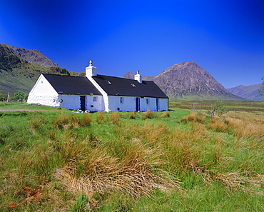 Black Rock Cottage, Glencoe (Glen Coe), Highlands Region, Scotland, UK, Europe