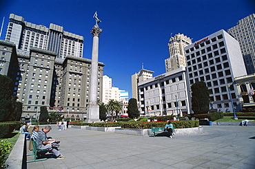 Union Square, San Francisco, California, United States of America (U.S.A.), North America