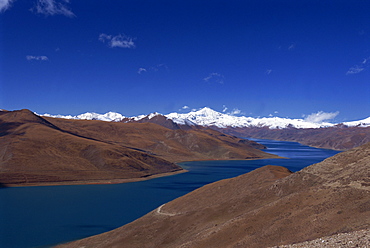 Yamdrok lake, Tibet, China, Asia