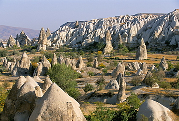 Rock formations, Cappadocia, Anatolia, Turkey, Asia Minor, Asia