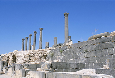 Archaeological site, Umm Qais (Umm Qays) (Gadara), Jordan, Middle East