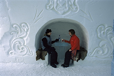 Ice bar, Ice Hotel, Quebec, Quebec, Canada, North America