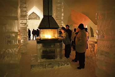 Smirnoff Ice Bar, Ice Hotel, Quebec, Quebec, Canada, North America