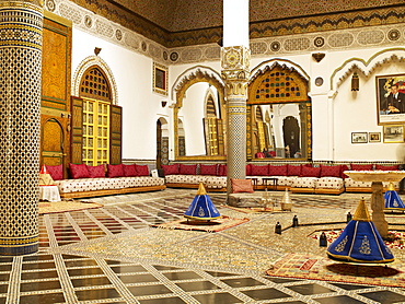 Palais M'Nebhi, The Medina, Fez, Morocco, North Africa, Africa