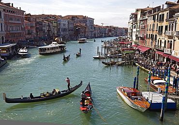 Grand Canal, Venice, UNESCO World Heritage Site, Veneto, Italy, Europe