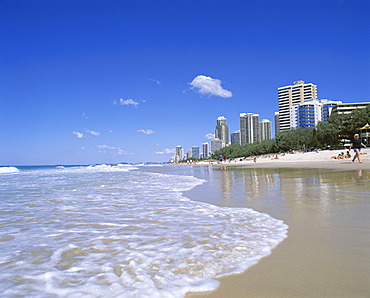 The beach, Surfers Paradise, Gold Coast, Queensland, Australia, Pacific