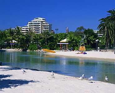 The Lagoon at South Bank in Brisbane, Queensland, Australia, Pacific