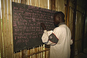 Environmental song, Dimma Camp, Ethiopia, Africa