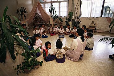 Primary school, Bangkok, Thailand, Southeast Asia, Asia