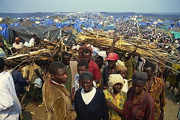 Refugees from war, Xatale Camp, Zaire, Africa