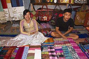 Night Market, Luang Prabang, Laos, Indochina, Southeast Asia, Asia