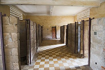 The Genocide Museum in a former school that was used by Pol Pot for torture, imprisonment and execution, Phnom Penh, Cambodia, Indochina, Southeast Asia, Asia