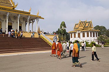 The Royal Throne Hall, The Royal Palace, Phnom Penh, Cambodia, Indochina, Southeast Asia, Asia