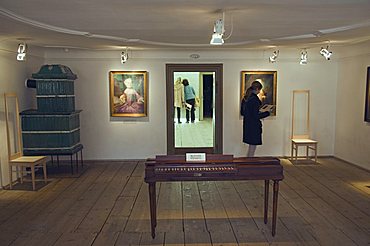 Mozart's Birthplace, now a museum, in Getreidegasse, Salzburg, Austria, Europe