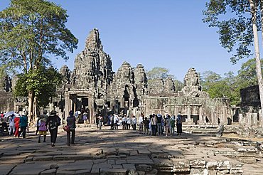 Bayon Temple, late 12th century, Buddhist, Angkor Thom, Angkor, UNESCO World Heritage Site, Siem Reap, Cambodia, Indochina, Southeast Asia, Asia