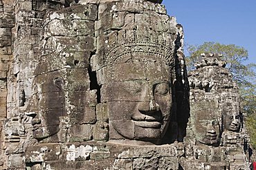 Bayon Temple, late 12th century, Buddhist, Angkor Thom, Angkor, UNESCO World Heritage Site, Siem Reap, Cambodia, Indochina, Southeast Asia, Asia