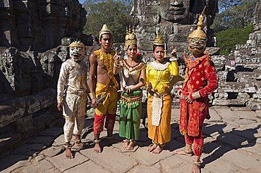 Bayon Temple, Angkor Thom, Siem Reap, Cambodia, Indochina, Southeast Asia, Asia