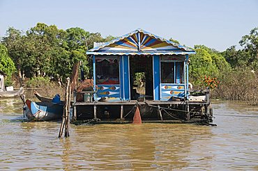 Tonle Sap Lake, Vietnamese Boat People, near Siem Reap, Cambodia, Indochina, Southeast Asia, Asia