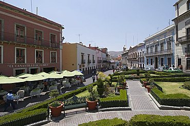 Plaza de la Paz in Guanajuato, a UNESCO World Heritage Site, Guanajuato State, Mexico, North America