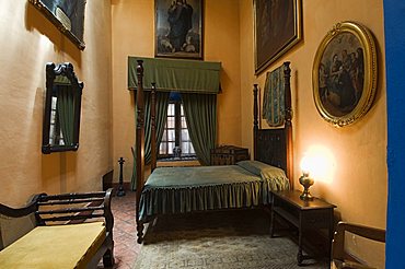 Inside the main house of the Hacienda San Gabriel de Barrera, in Guanajuato, a UNESCO World Heritage Site, Guanajuato State, Mexico, North America