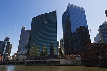 Chicago River, Chicago, Illinois, United States of America, North America