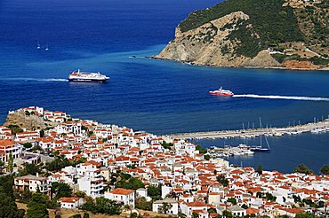 Skopelos Town, Skopelos, Sporades Islands, Greek Islands, Greece, Europe