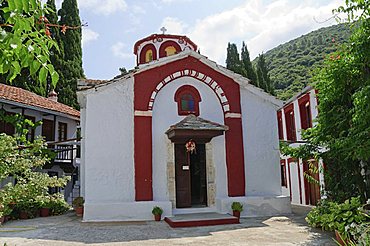 Monastery Sotira, Skopelos, Sporades Islands, Greek Islands, Greece, Europe