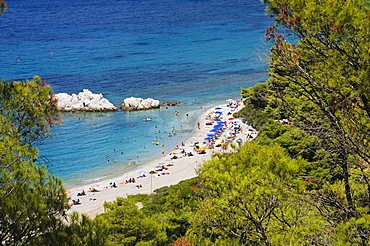 Milia Beach, Skopelos, Sporades Islands, Greek Islands, Greece, Europe