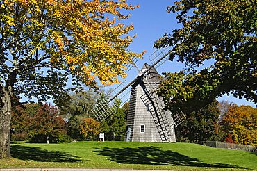 Old Hook Windmill, East Hampton, The Hamptons, Long Island, New York State, United States of America, North America