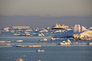 Ice in the Antarctic Sound, The Antarctic Peninsula, Antarctica, Polar Regions