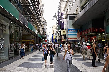 Florida a famous shopping street in Buenos Aires, Argentina, South America