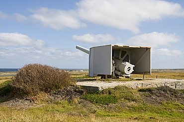 Old World War II gun, Port Stanley, Falkland Islands, South America