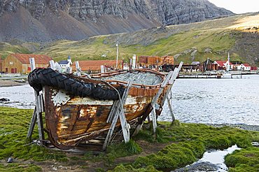 Old whaling station, Grytviken, South Georgia, South Atlantic