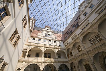 Inside the Court Palace, Dresden, Saxony, Germany, Europe