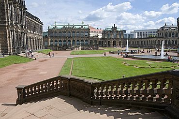 Zwinger, Dresden, Saxony, Germany, Europe