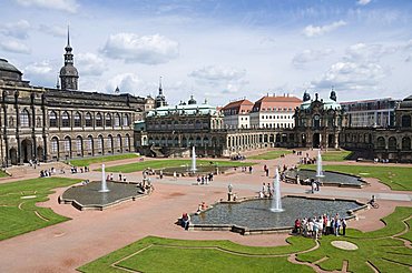 Zwinger, Dresden, Saxony, Germany, Europe