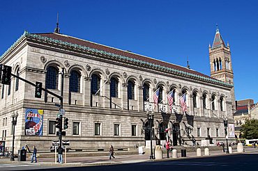 Boston Public Library, Boston, Massachusetts, New England, United States of America, North America