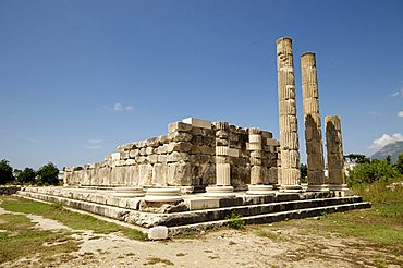 The Temple of Leto at the Lycian site of Letoon, UNESCO World Heritage Site, Antalya Province, Anatolia, Turkey, Asia Minor, Eurasia