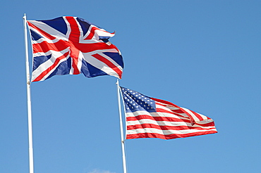 UK and USA Flags, United States of America, North America