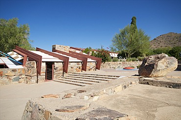 Taliesin West, personal home of Frank Lloyd Wright, near Phoenix, Arizona, United States of America, North America