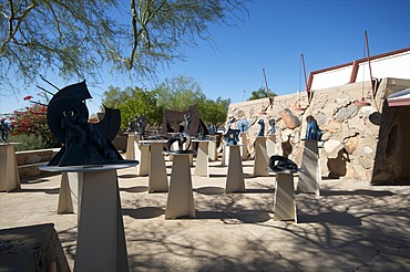 Taliesin West, personal home of Frank Lloyd Wright, near Phoenix, Arizona, United States of America, North America