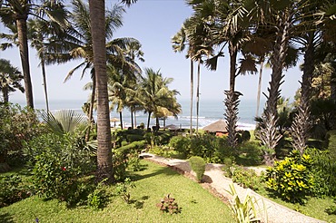 Ngala Lodge, situated between the resorts of Bakau and Fajara, near Banjul, Gambia, West Africa, Africa