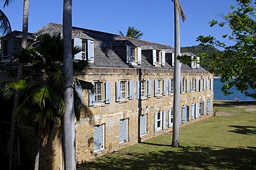 Hotel at Nelsons Dockyard, Antigua, Leeward Islands, West Indies, Caribbean, Central America