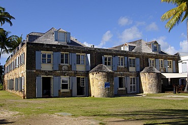 Hotel at Nelsons Dockyard, Antigua, Leeward Islands, West Indies, Caribbean, Central America