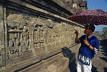 Buddhist temple, Borobudur, UNESCO World Heritage Site, Java, Indonesia, Southeast Asia, Asia