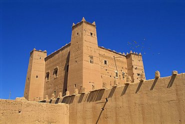 Kasbah in the Dades Valley, Morocco, North Africa, Africa