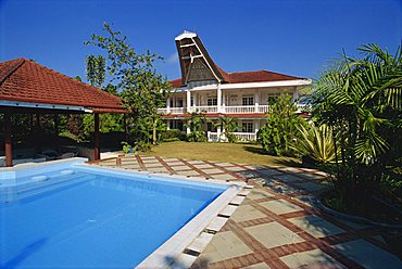 Modern tourist hotel, Rantepao, Toraja area, Sulawesi, Indonesia, Southeast Asia, Asia